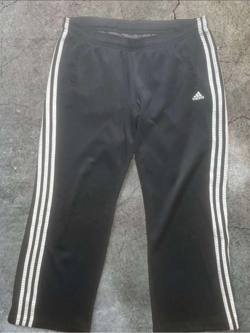 Adidas Black & White Track
Pants - Size L